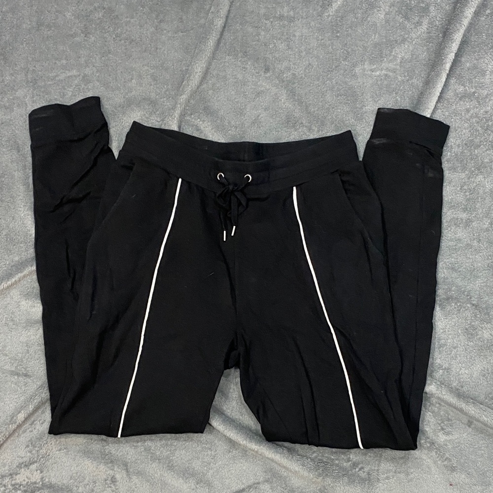 ASOS Kids Black Joggers with White Accents